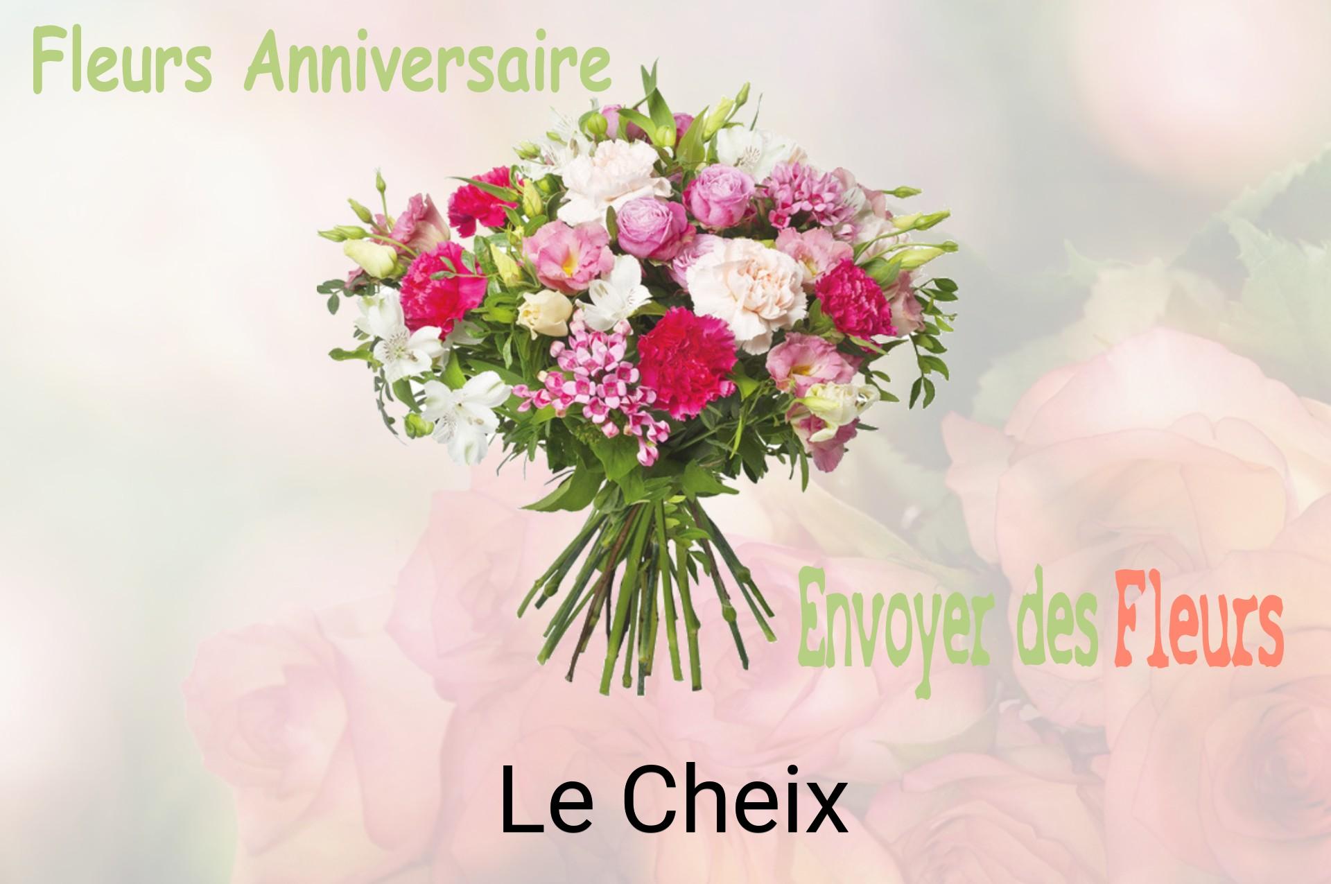 Bouquet de fleurs d’anniversaire livré à Le Cheix