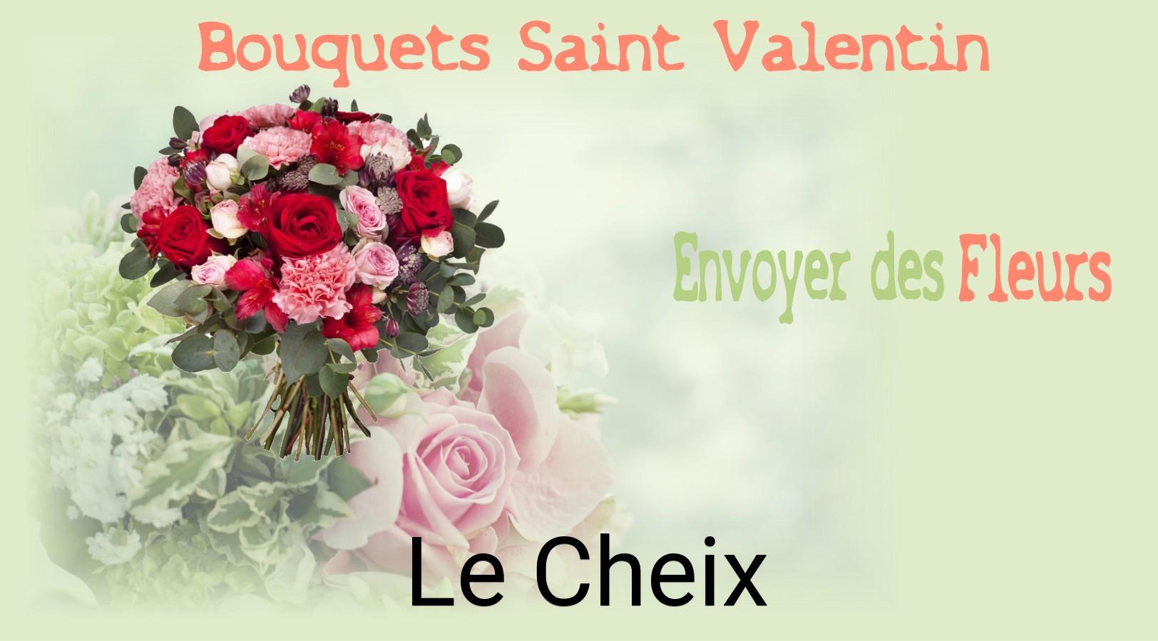 Roses de Saint-Valentin livrées à Le Cheix